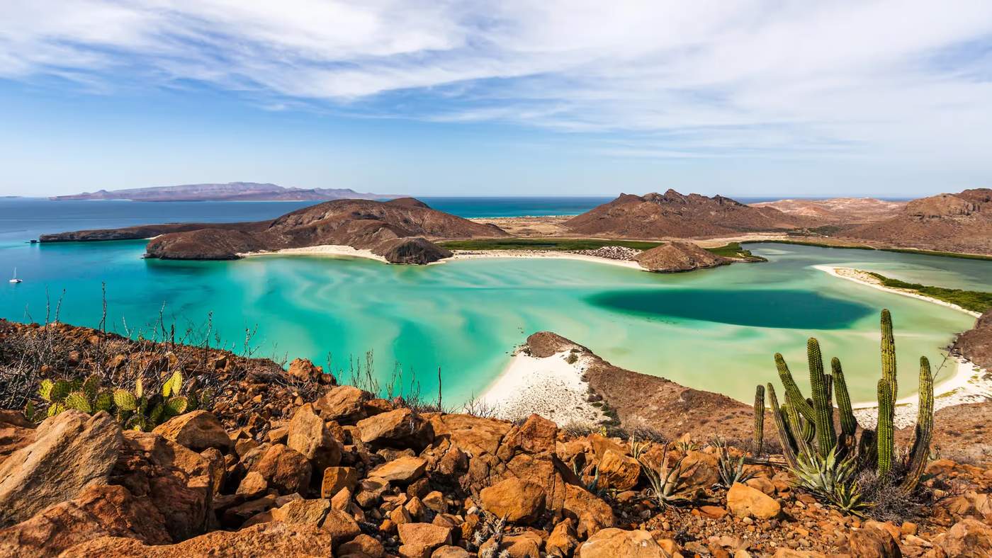 Une vue aérienne de La Paz