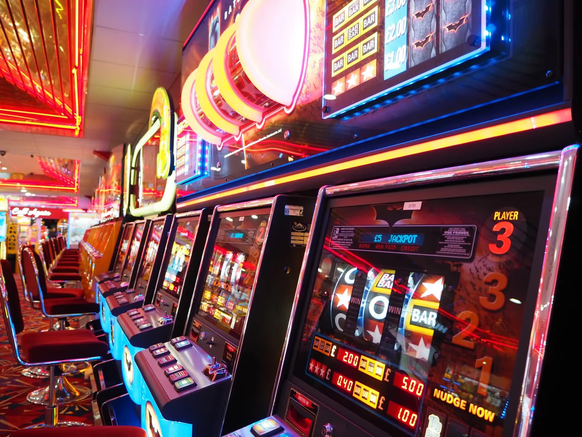 Des machines à sous