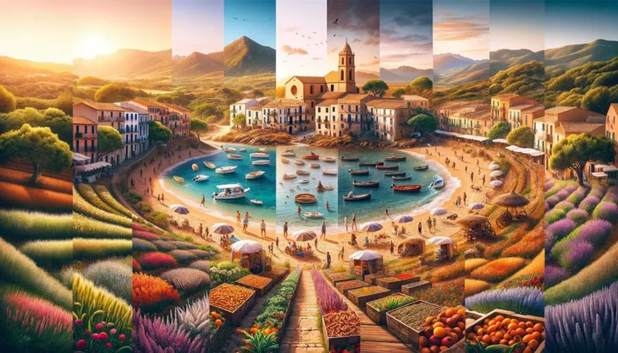 Illustration des saisons dans le Golfe d