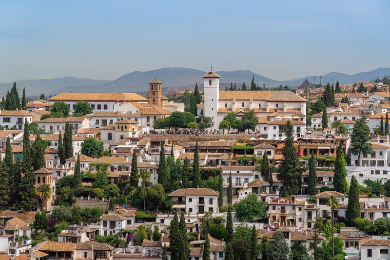 Vue panoramique du quartier historique de l
