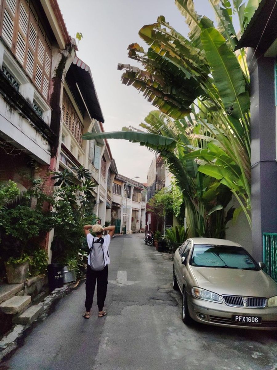Dans les rues de George Town à Penang