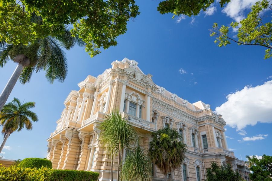 Le Palacio Cantón sur le Paseo de Montejo