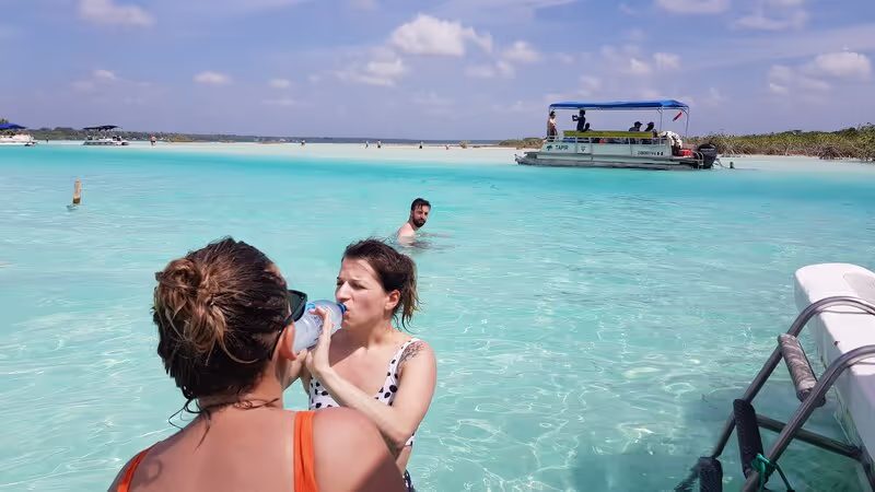 Le canal des pirates à Bacalar lors de notre Road trip au Yucatan de 2 semaines