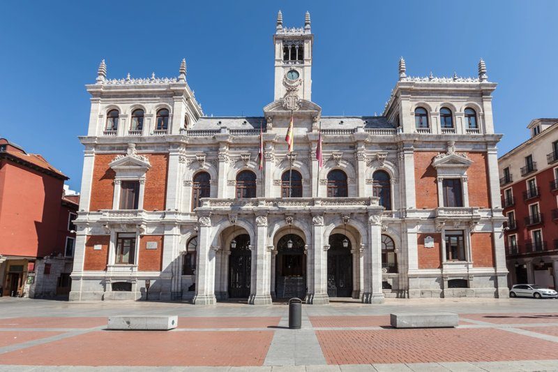 La mairie de Valladolid, sur la place principale, au Mexique