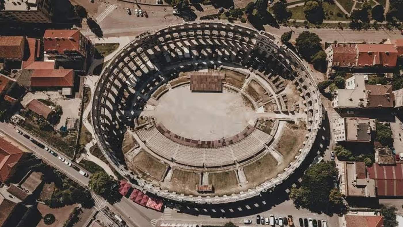 Amphithéâtre de Pula en Croatie