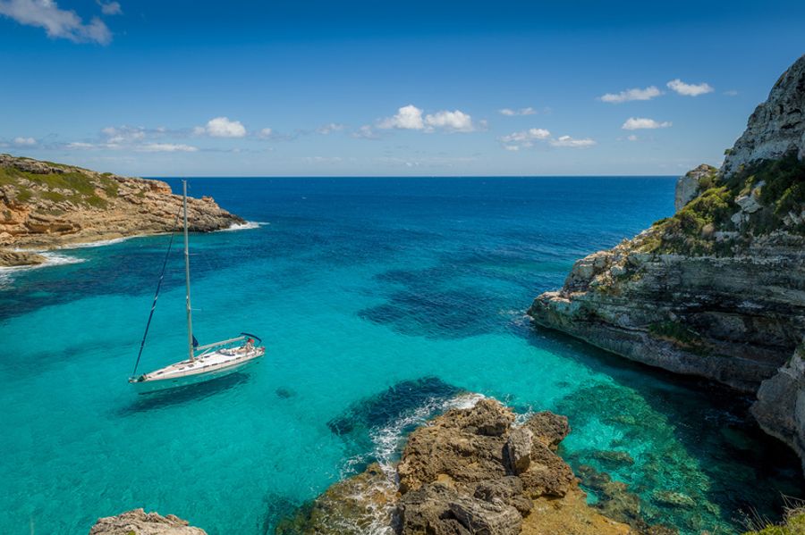Un bateau à Majorque