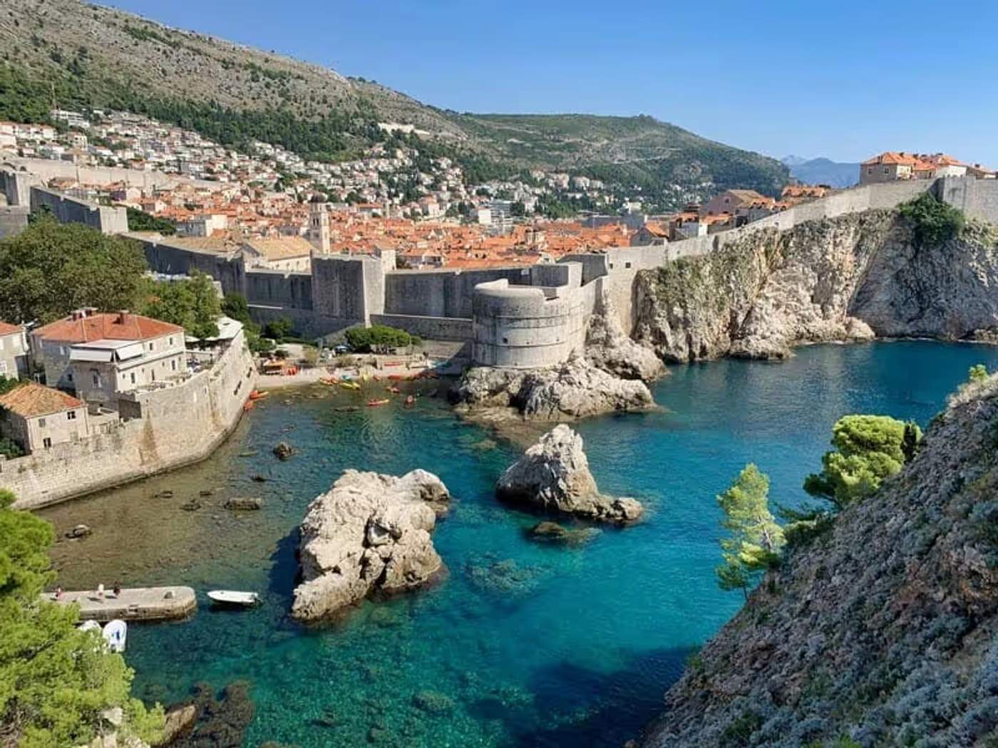 Les remparts de Dubrovnik en Croatie