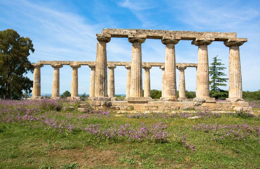 Des colonnes anciennes d