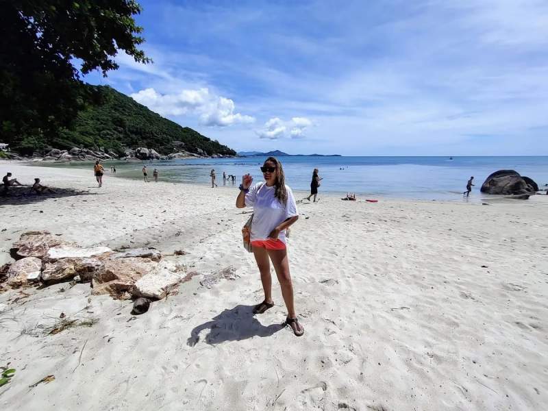 Maud à Crystal Beach à Koh Samui