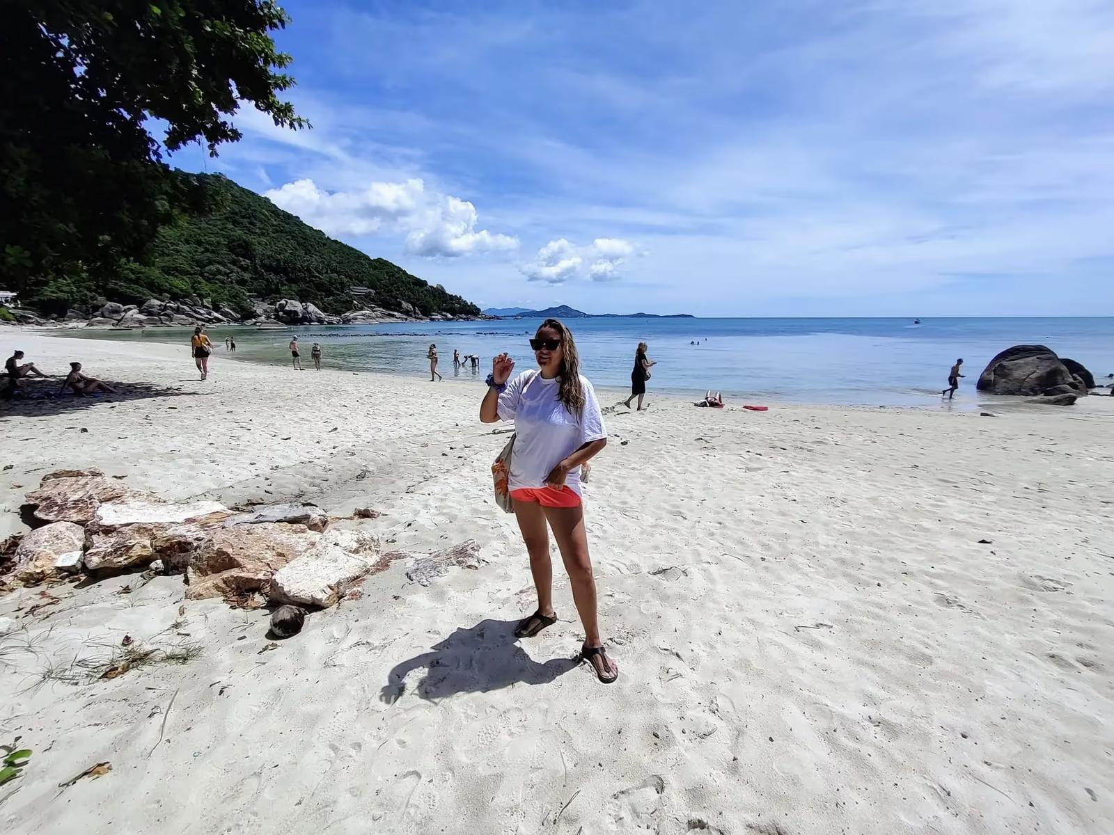 Maud à Crystal Beach à Koh Samui