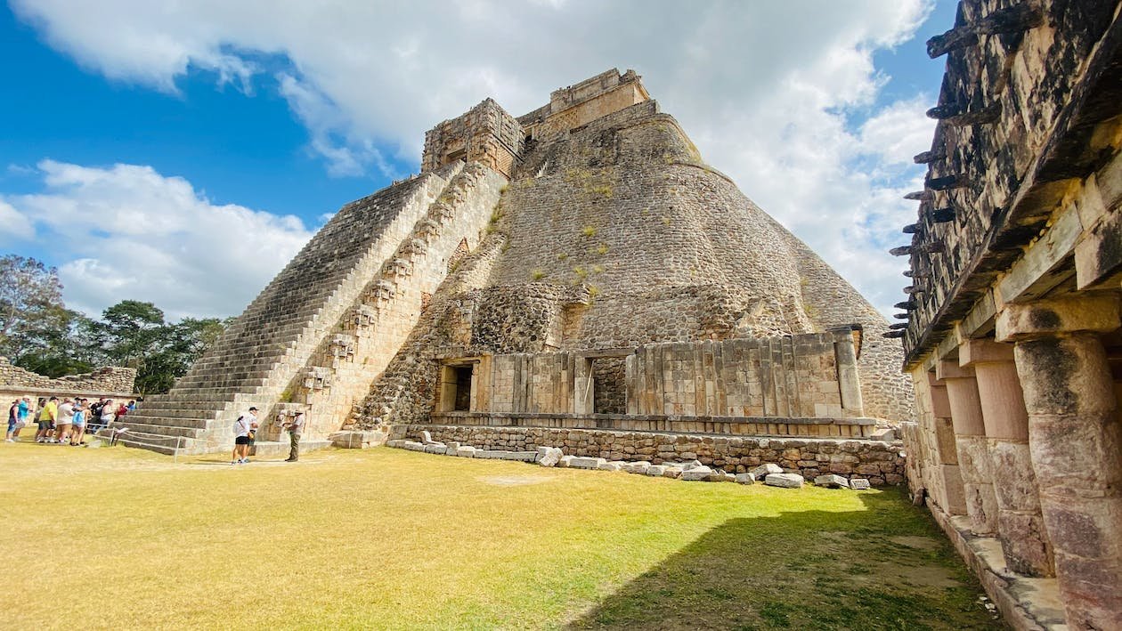 Un temple maya au Mexique