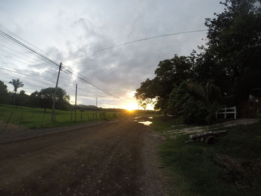 Un couché de soleil au Costa Rica