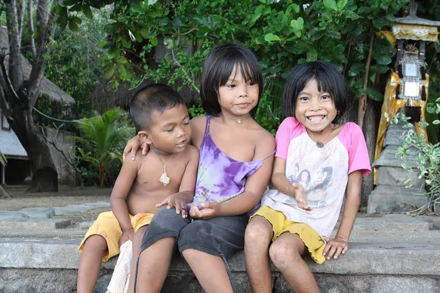 Village de pêcheurs d'Amed sur la côte est de Bali, point de départ pour la plongée.