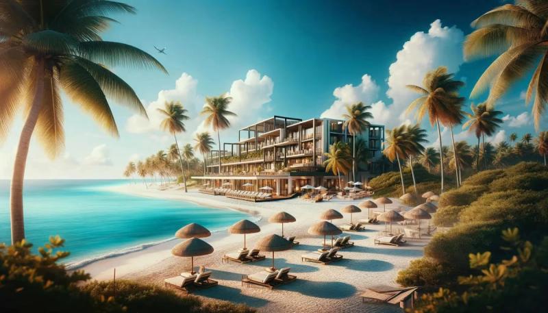 Hôtel à Holbox au Mexique