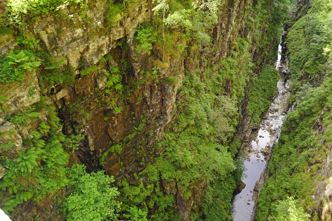 Gorges boisées de Corrieshalloch près d’Ullapool, en Écosse