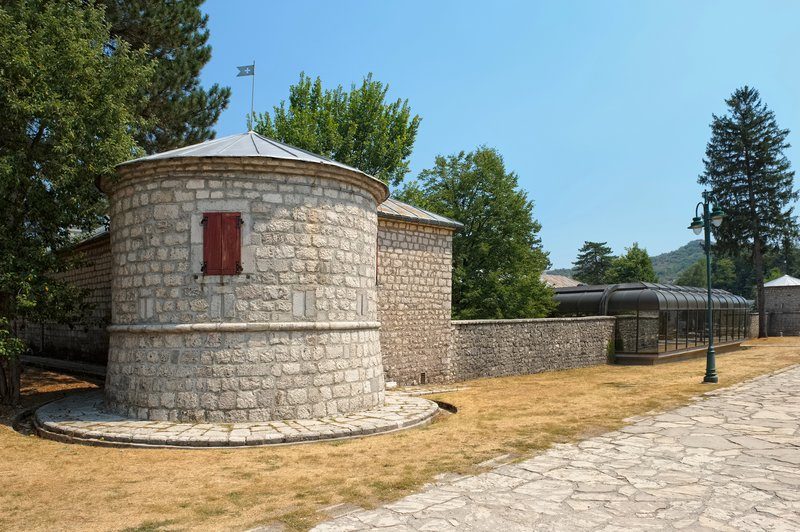 Palais Biljarda à Cetinje, ancienne résidence du prince-évêque Petar II Petrović-Njegoš au Monténégro