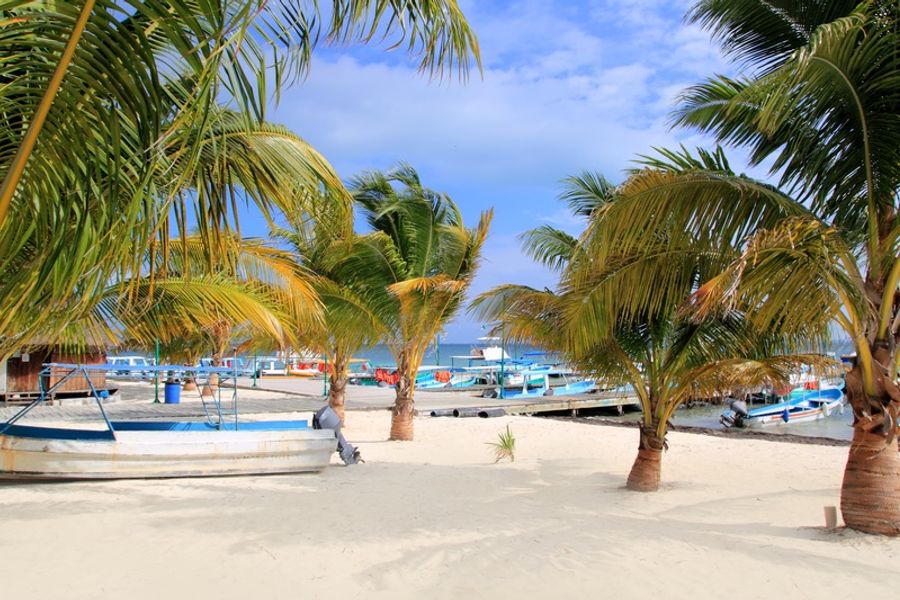 Quartier de Puerto Juárez au nord de Cancún