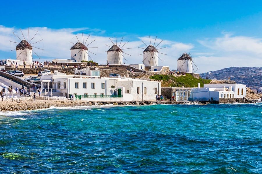 Des moulins à vent de Mykonos