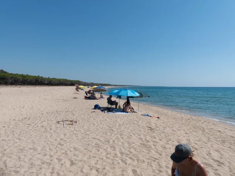 Plage peu fréquenté de Marina di Cardedu en Sardaigne