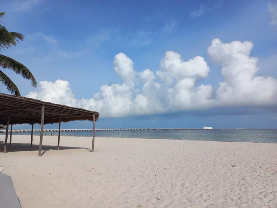 Plage de Progreso près de Mérida