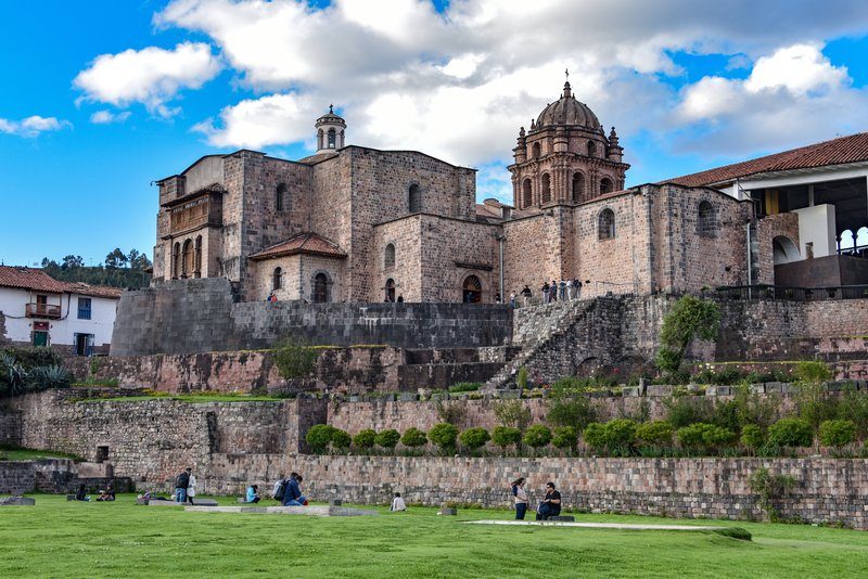 Temple du Soleil Qorikancha à Cusco, ancien sanctuaire inca intégré à un monastère colonial espagnol