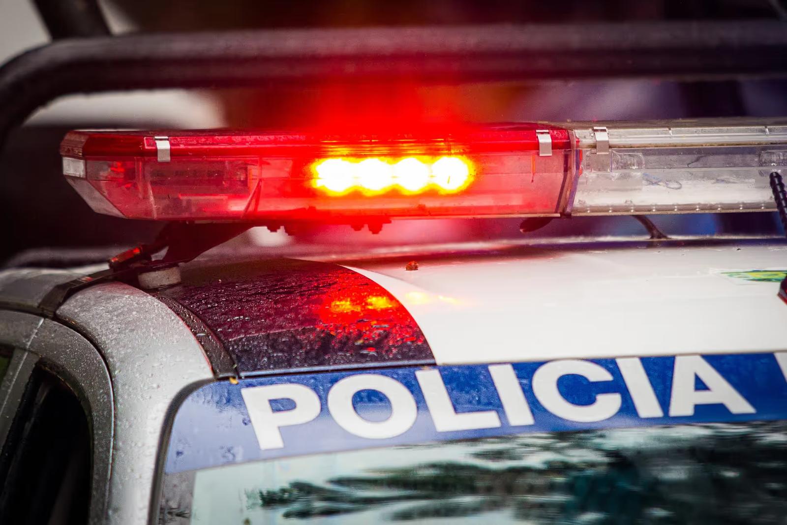 Voiture de police au Mexique