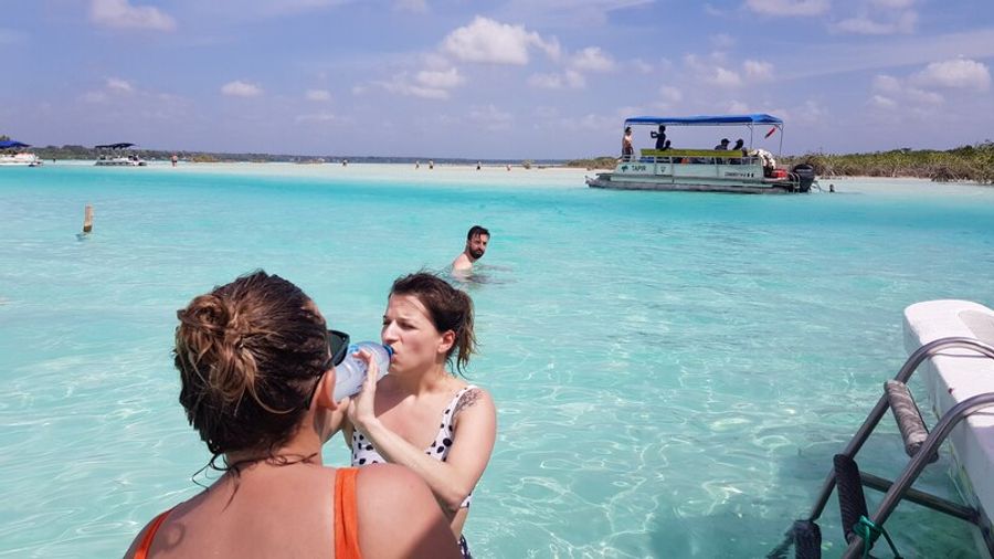 Dans le canal des pirates à Bacalar au Mexique
