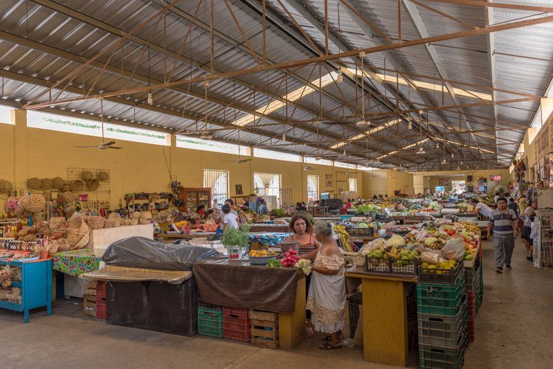 Le marché municipal de Valladolid au Mexique