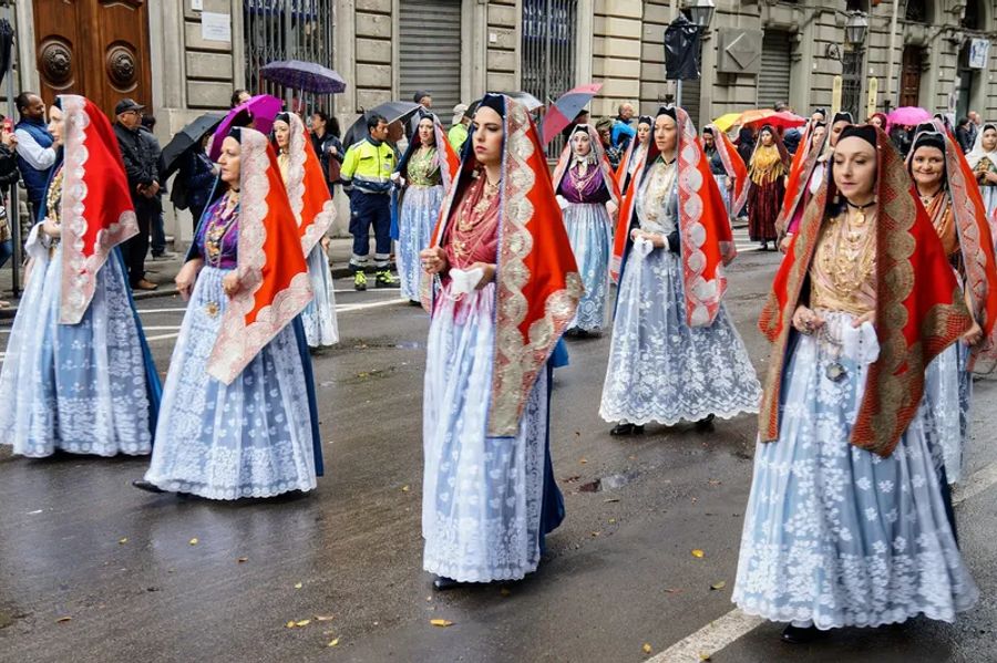 Festival traditionnel en Sardaigne