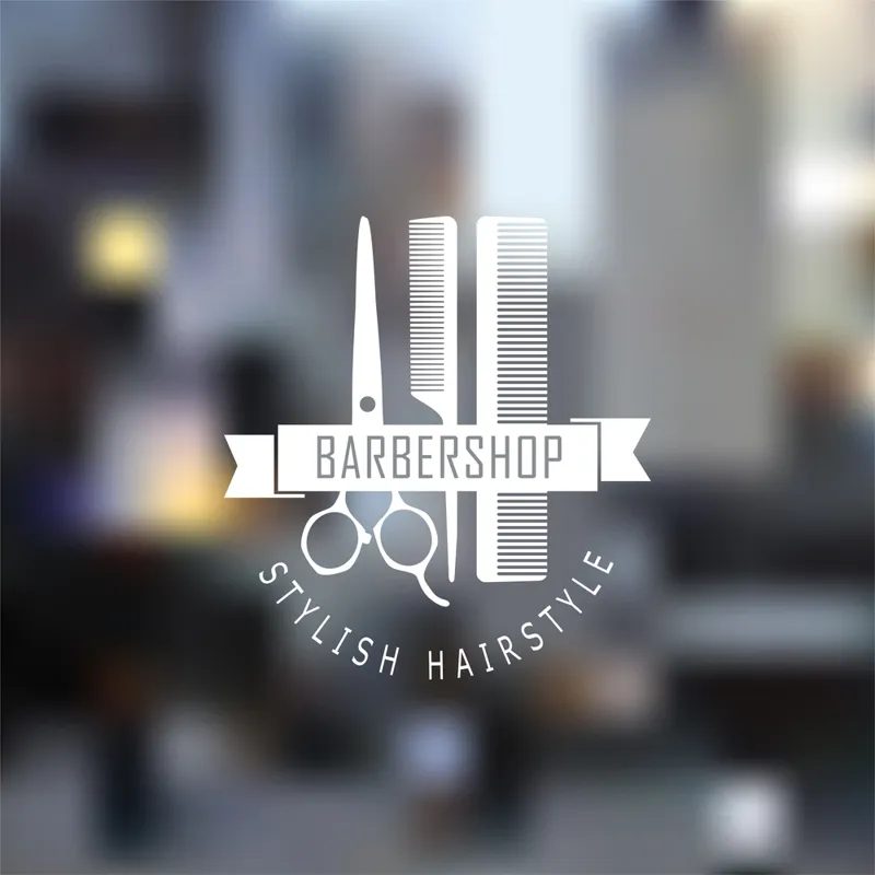 Exemple de logo de salon de coiffure pour Instagram; Depositphotos