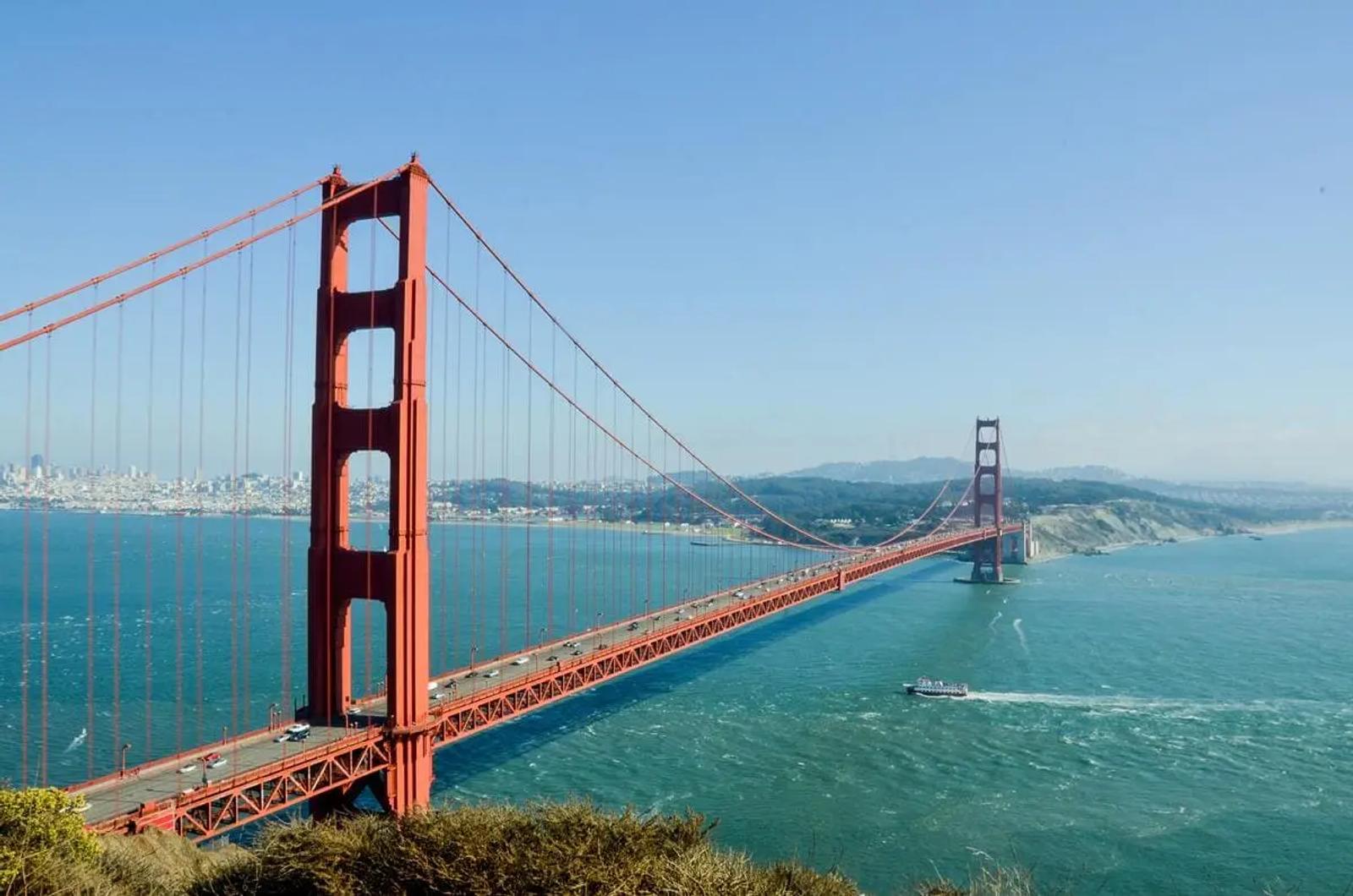 Le pont de San Francisco aux États-Unis