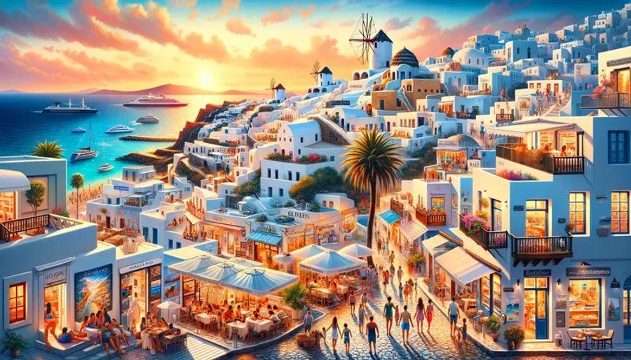 Mykonos en Grèce