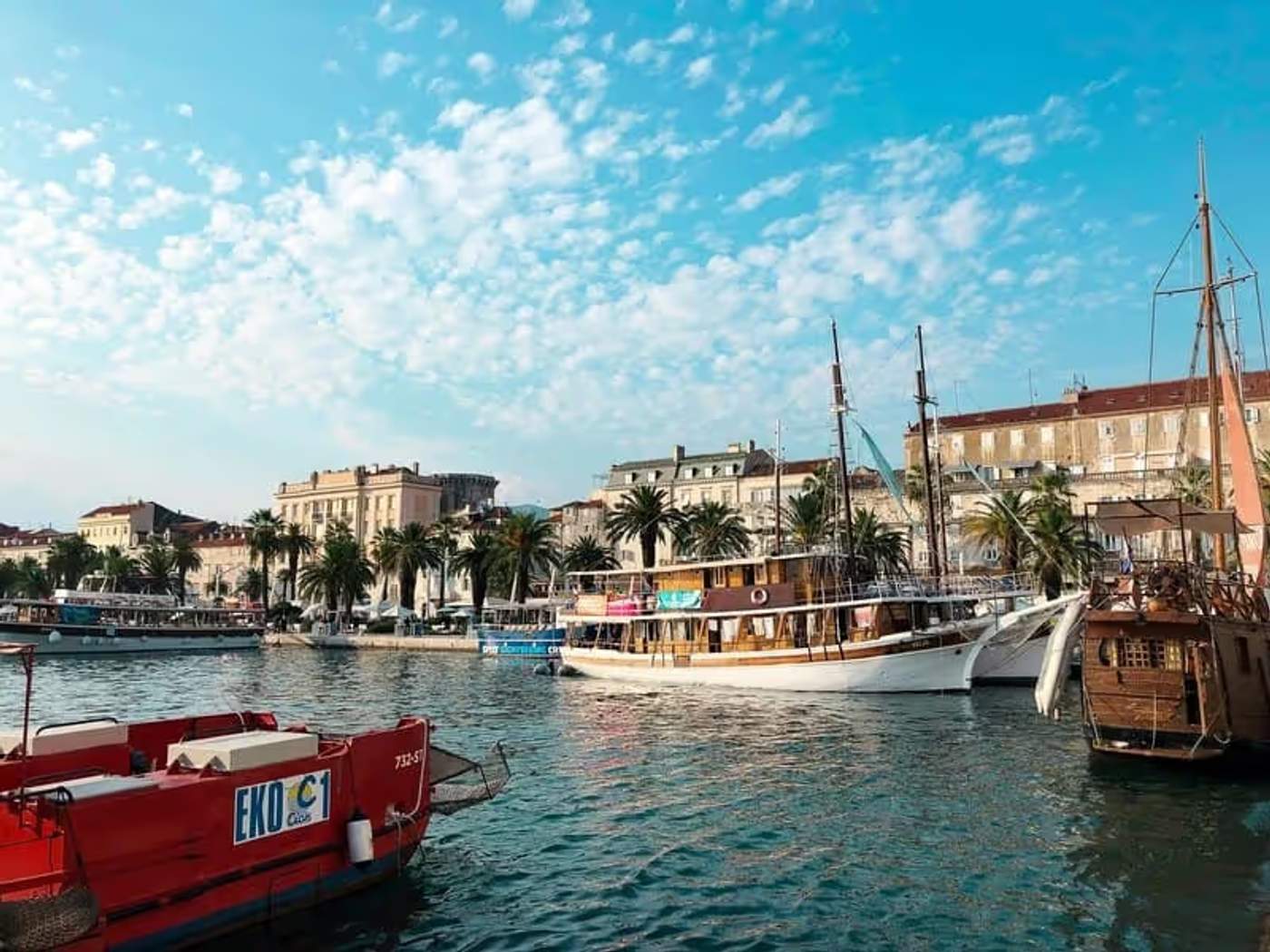 Leport de Split en Croatie