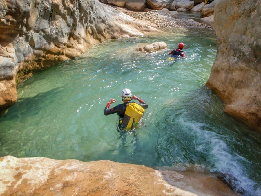 Canyoning au Pont de la Cerisé près de Fréjus