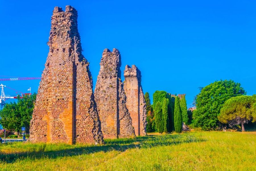 Ruines bien conservées de l