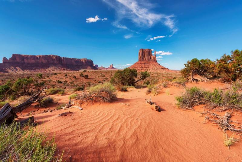 Monument Valley dans l'ouest américain