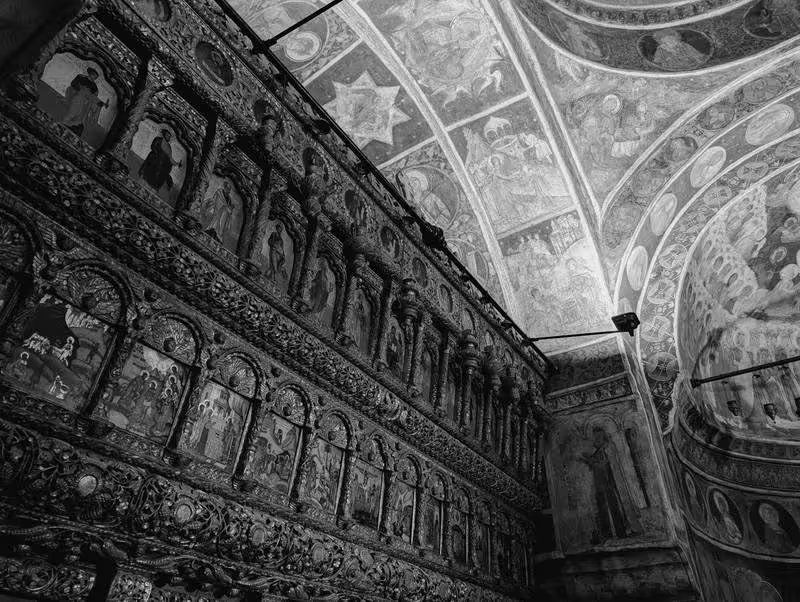 Bucarest · Curtea Veche au crépuscule