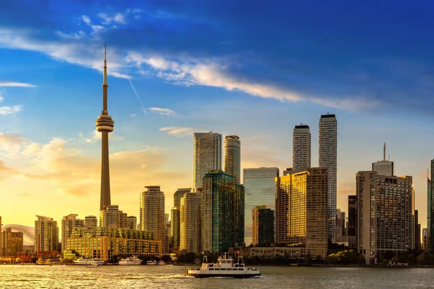 Toronto skyline road trip Canada
