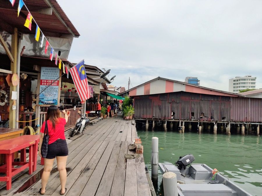 Chew Jetty à Penang en Malaisie