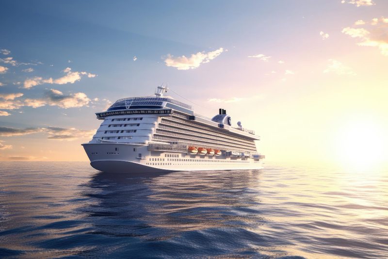 Un bateau de croisière en méditerranée