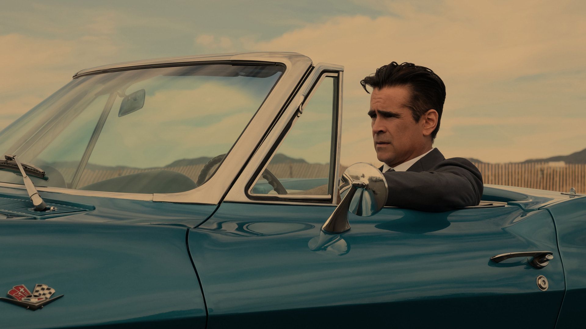 colin farrell in a car