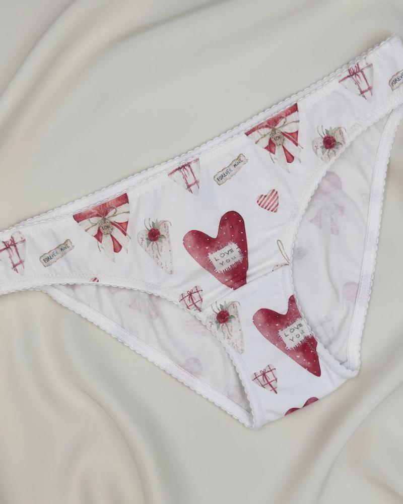 The "Amour" Cotton Briefs thumbnail 3