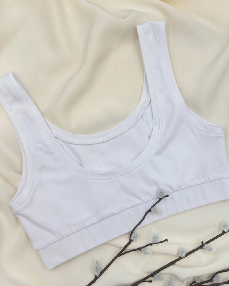 The "Essence" Cotton Soft Bra thumbnail 2