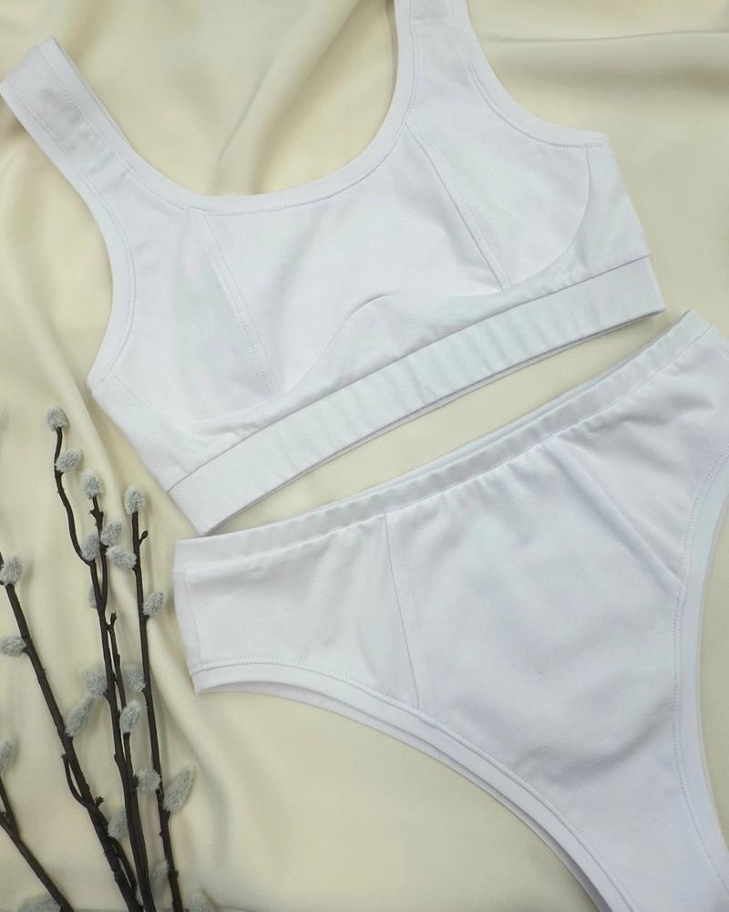 The "Essence" Cotton Soft Bra thumbnail 6