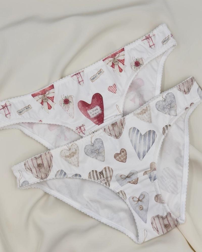 The "Amour" Cotton Briefs thumbnail 2