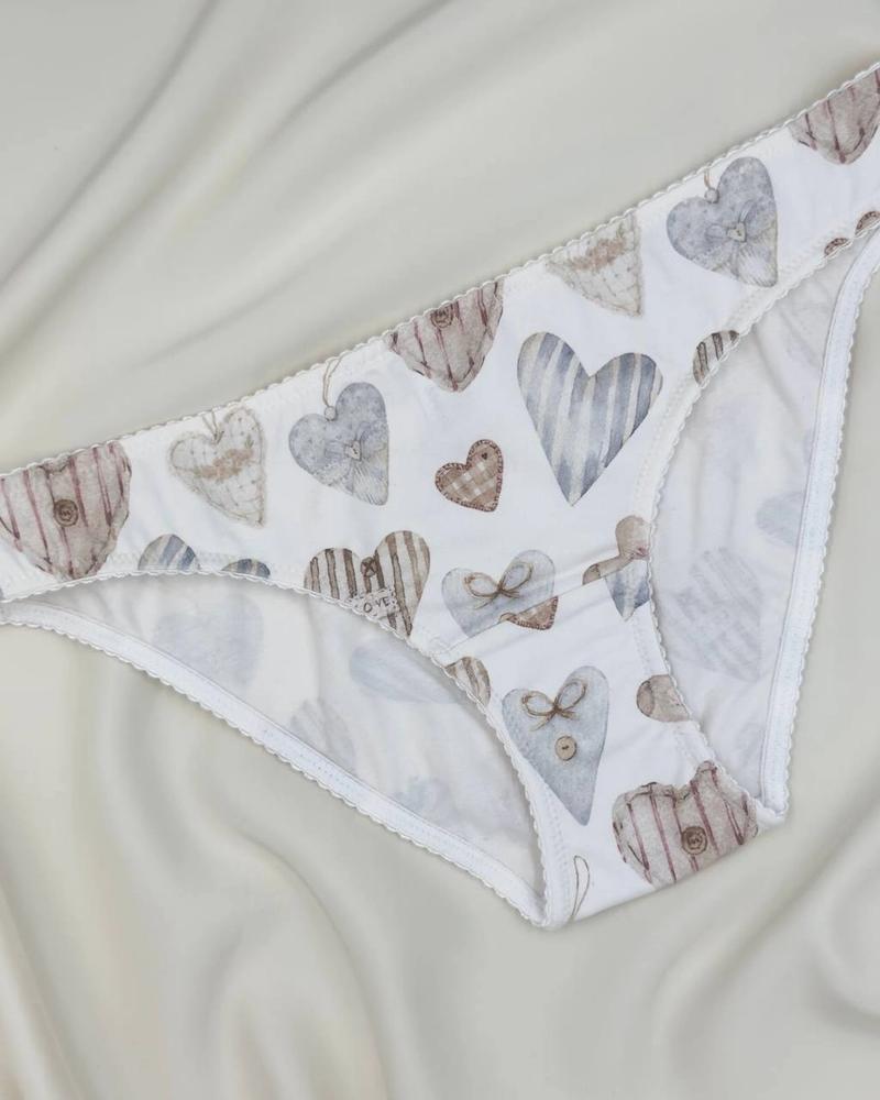 The "Amour" Cotton Briefs thumbnail 6