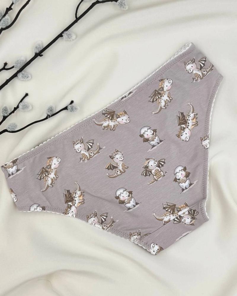 Kids' OEKO-TEX® Cotton Knickers – Little Dragons thumbnail 2