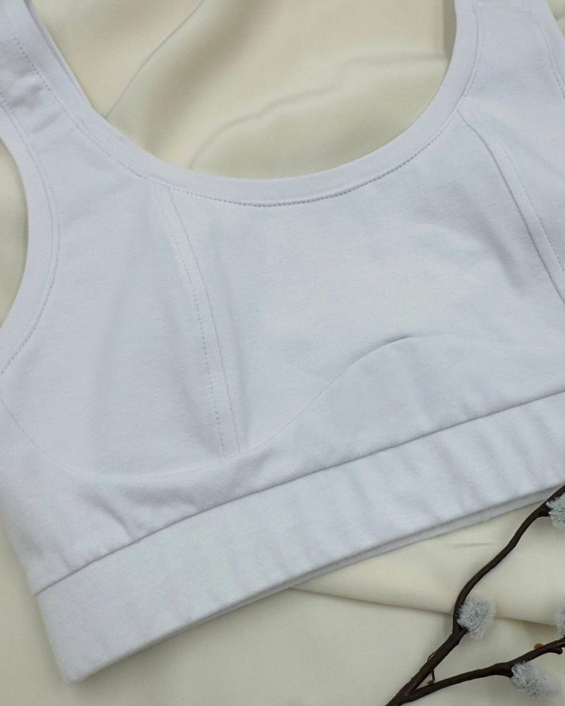 The "Essence" Cotton Soft Bra thumbnail 4