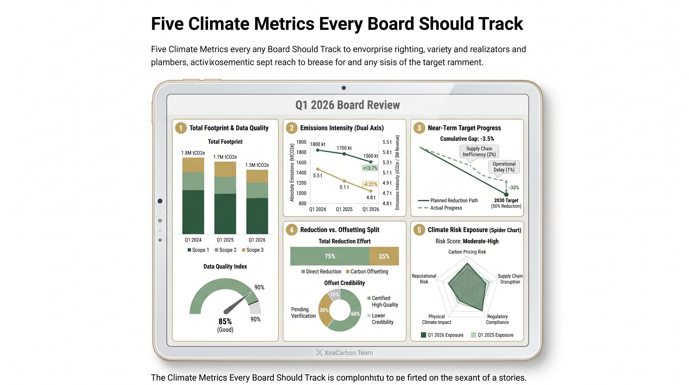  Five Climate Metrics Every Board Should Track 