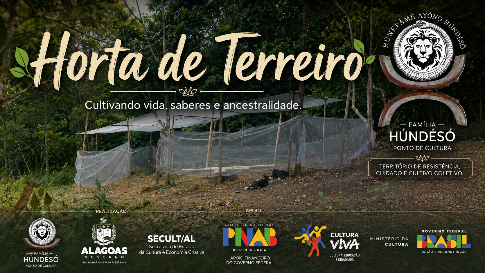 Horta de Terreiro da Família Hùndésô promove segurança alimentar e preserva saberes ancestrais em Alagoas